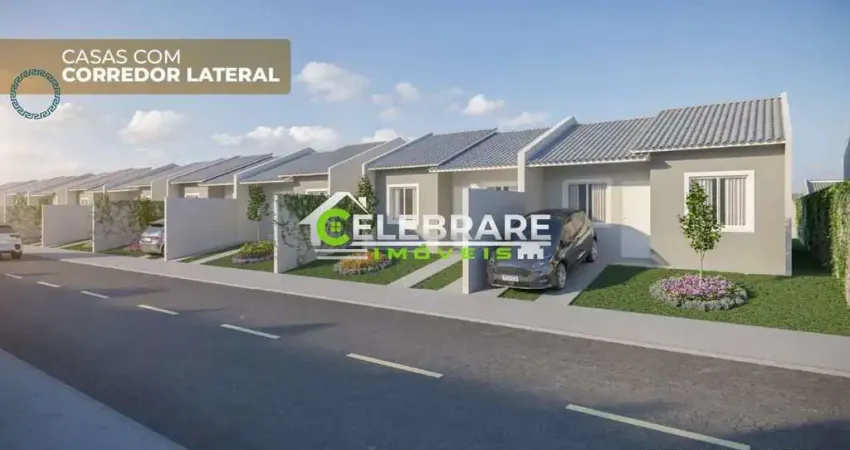 CASA DE COND.SÃO JOSÉ D PINHAIS! 02 QTOS,ÁREA PRIVATIVA,QUINTAL