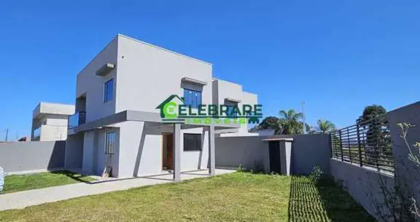 Sobrado novo em colombo!!! 03 qtos,suíte,sacada e amplo terreno