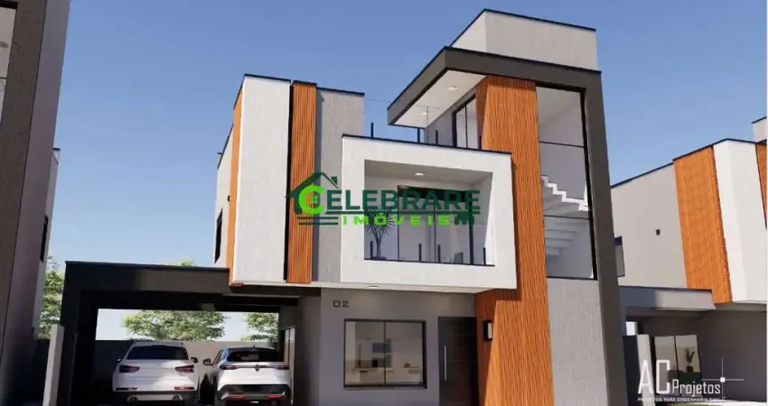 Sobrado de cond. novo no bairro hauer!! 03 qtos,suíte e terraço