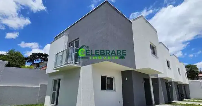 Sobrado novo de cond.santa cândida! 03 qtos,suíte,sacada,lavabo