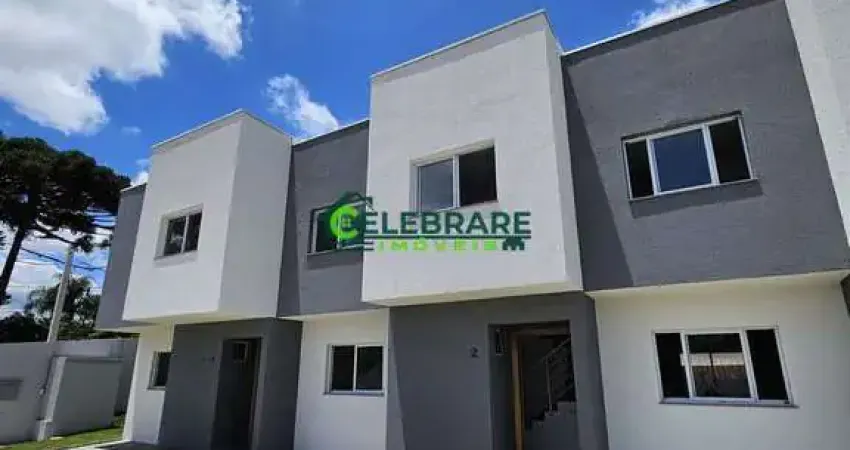 Sobrado novo de cond. no santa cândida!! 03 qtos,suíte,lavabo