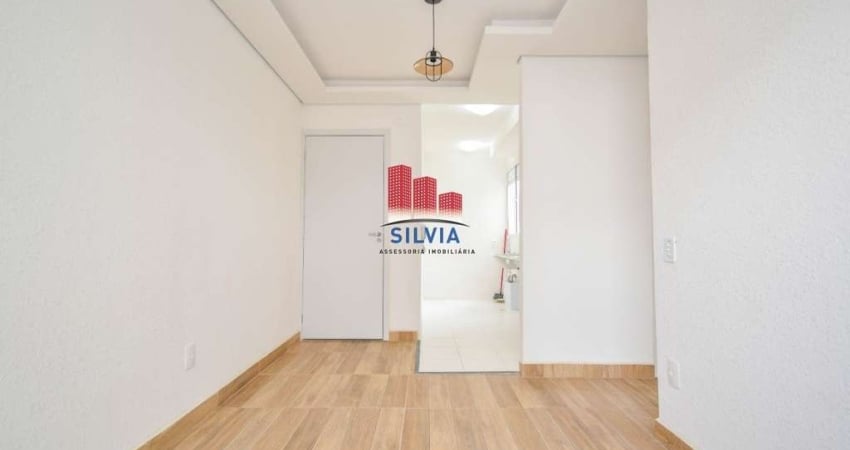Apartamento novo, primeira locação, com 2 quartos e vaga de garagem no  Residencial Chácara das Parreiras II bairro Umbará
