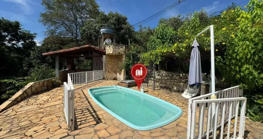 Sítio com 3 dormitórios à venda, 2000 m² por r$ 600.000,00 - aguas claras - brumadinho/mg