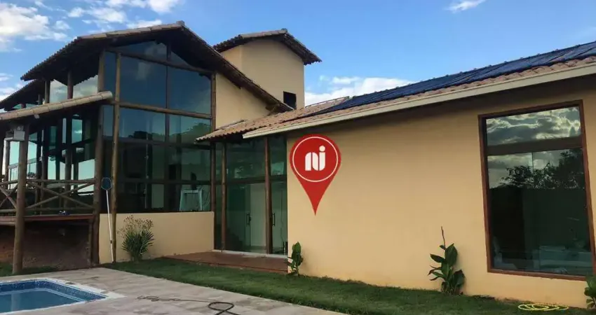 Casa com 5 dormitórios à venda, 330 m² por r$ 1.400.000,00 - condomínio tiradentes - brumadinho/mg