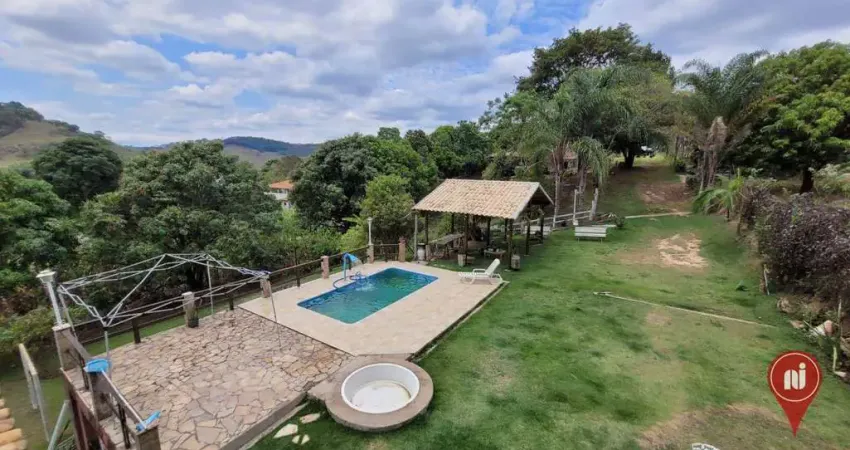 Chácara com 6 dormitórios à venda, 3000 m² por R$ 650.000,00 - Condomínio Quintas do Rio das Águas Claras - Brumadinho/MG