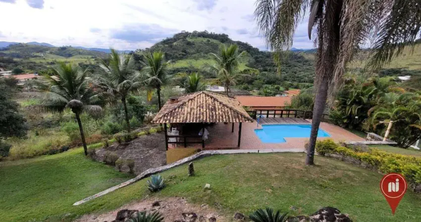Sítio com 3 dormitórios à venda, 4000 m² por R$ 1.000.000,00 - Condomínio Quintas do Rio das Águas Claras - Brumadinho/MG