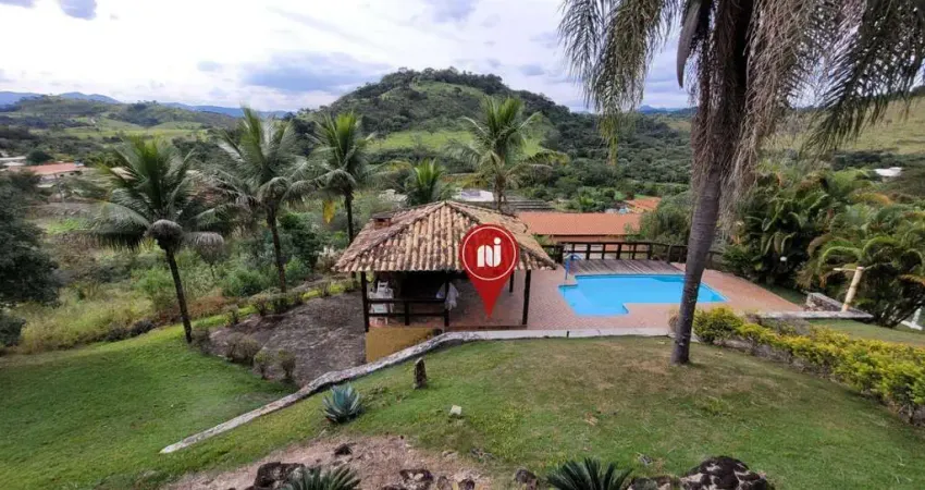 Sítio à venda, 4000 m² por r$ 1.000.000,00 - condomínio quintas do rio das águas claras - brumadinho/mg