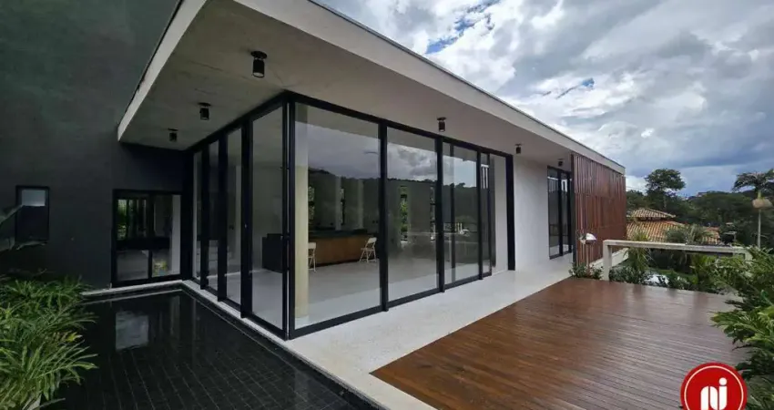 Casa com 4 dormitórios à venda, 353 m² por r$ 3.700.000,00 - retiro do chalé - brumadinho/mg