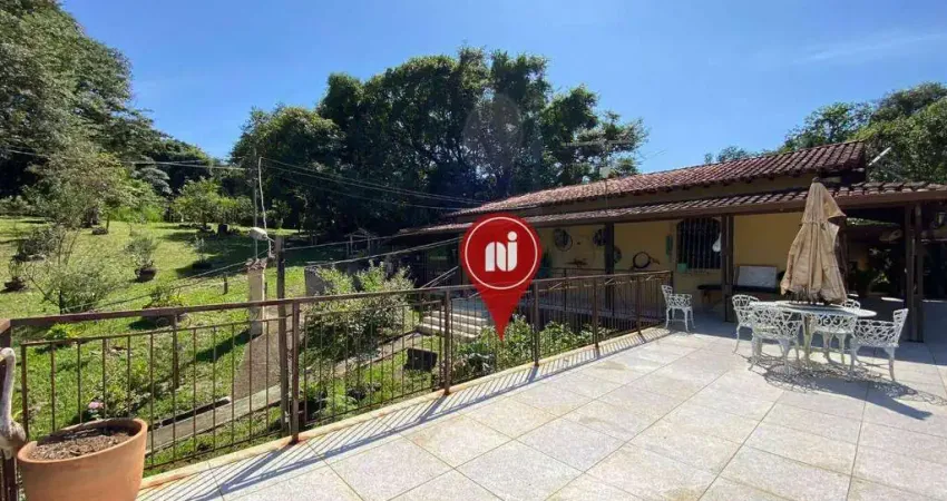 Sítio com 3 dormitórios à venda, 35000 m² por r$ 900.000,00 - aranhas - brumadinho/mg