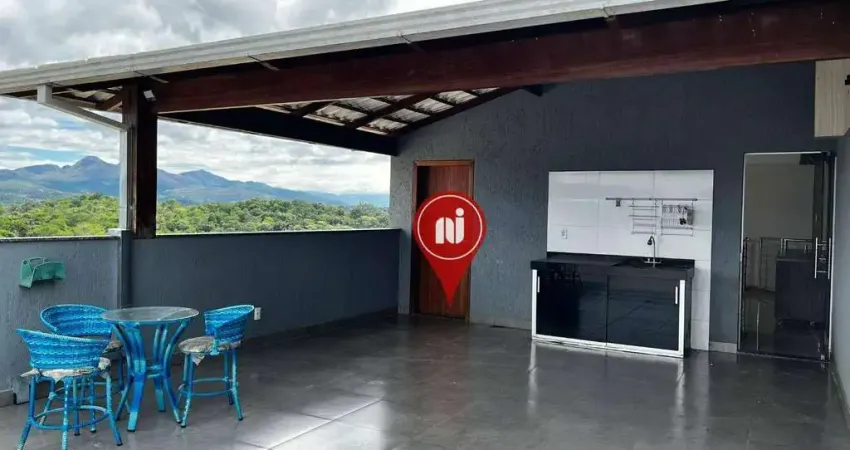 Cobertura com 3 dormitórios à venda, 210 m² por r$ 680.000,00 - salgado filhos - brumadinho/mg