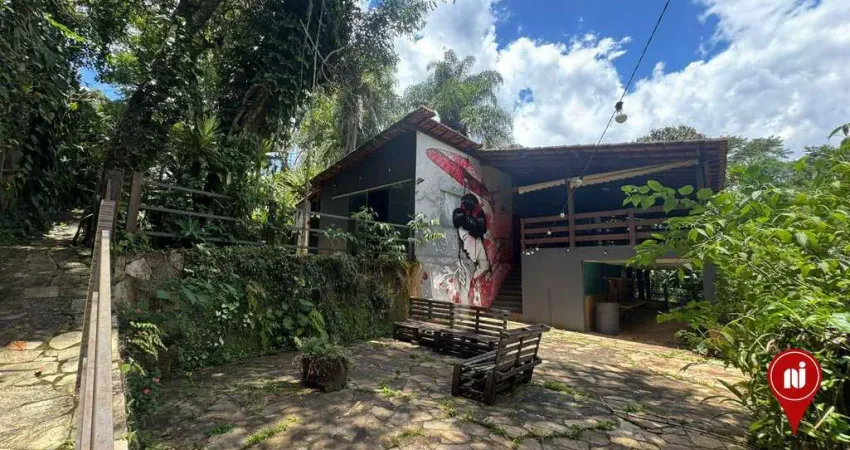 Ponto para alugar, 300 m² por r$ 3.500,00/mês - casa branca - brumadinho/mg