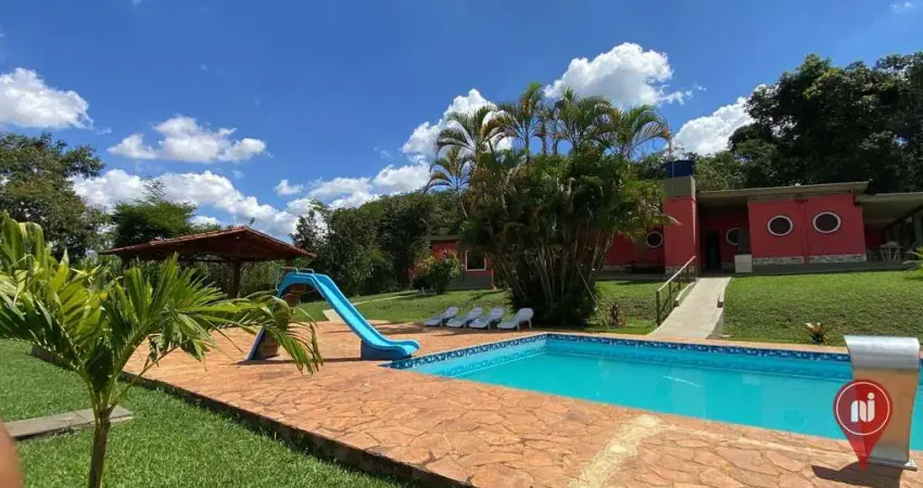 Sítio com 5 dormitórios para alugar, 40000 m² por R$ 7.000,00/mês - Córrego Fundo - Brumadinho/MG