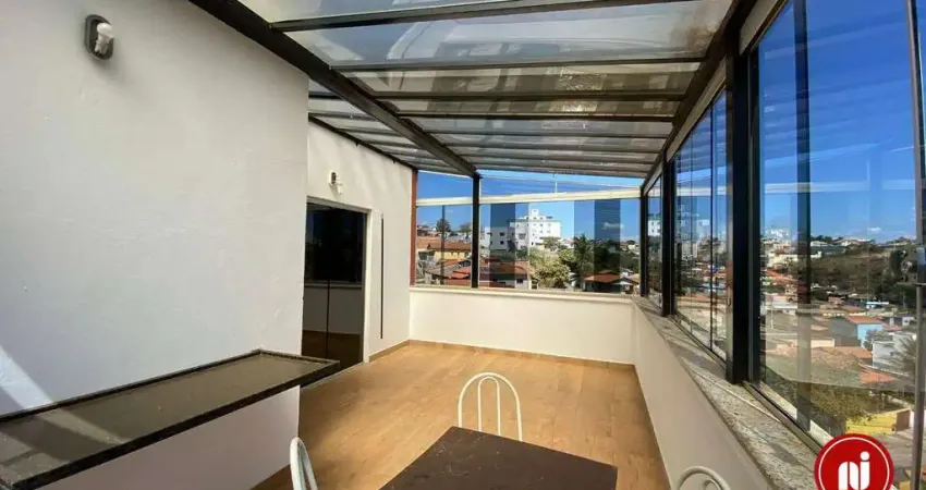 Cobertura com 3 dormitórios para alugar, 117 m² por r$ 2,800,00/mês - planalto - brumadinho/mg