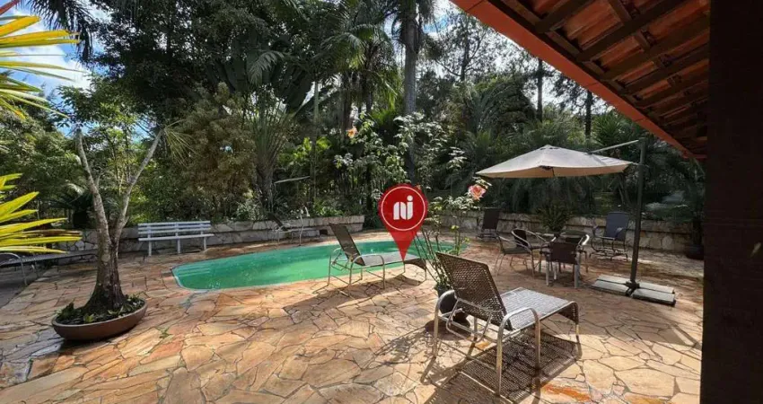 Sítio com 3 dormitórios à venda, 4000 m² por r$ 1.500.000,00 - parque da cachoeira - brumadinho/mg