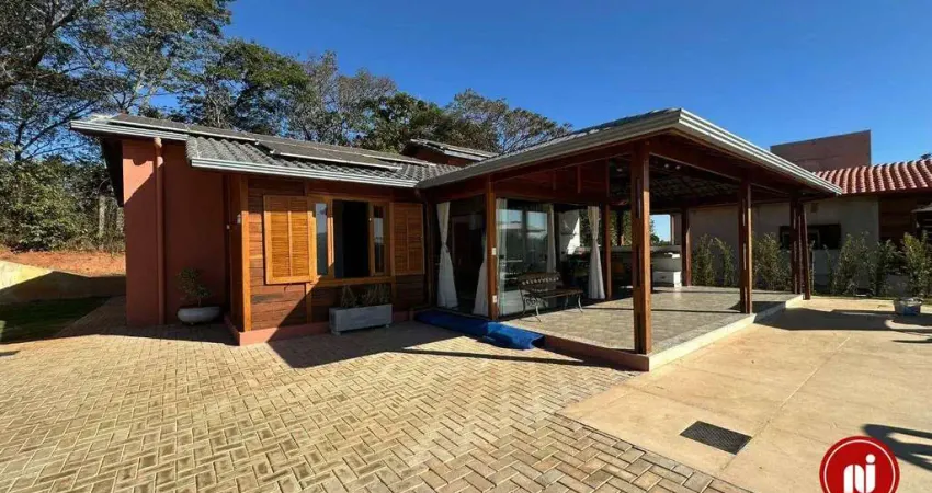 Casa com 3 dormitórios à venda, 120 m² por r$ 980.000,00 - condomínio reserva de piedade - brumadinho/mg