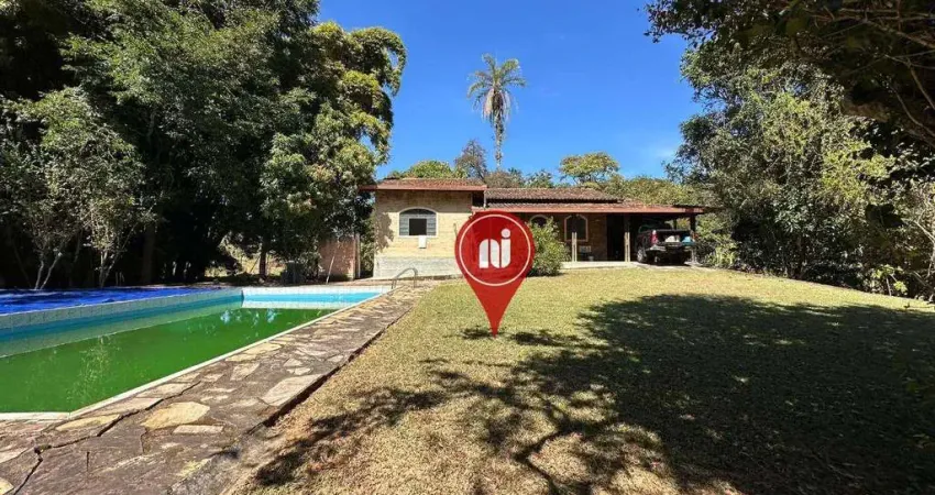 Sítio com 3 dormitórios à venda, 10600 m² por r$ 850.000 - soares - brumadinho/mg