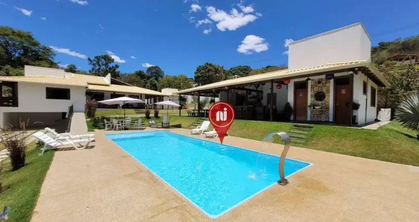 Sítio com 7 dormitórios à venda, 2000 m² por r$ 1.700.000,00 - condomínio quintas do rio das águas claras - brumadinho/mg