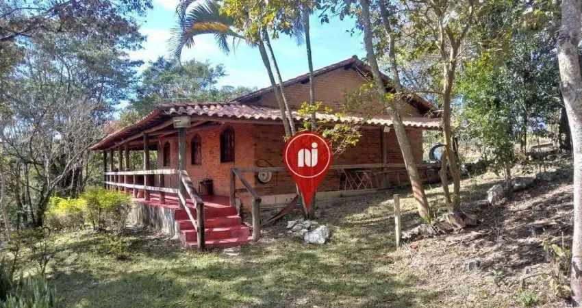 Sítio com 3 dormitórios à venda, 4830 m² por r$ 530.000 - condomínio quintas do rio das águas claras - brumadinho/mg