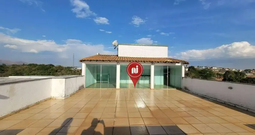 Cobertura com 3 dormitórios para alugar, 90 m² por r$ 3.100,00/mês - regina célia - brumadinho/mg