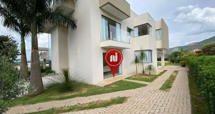 Casa com 5 dormitórios à venda, 380 m² por r$ 1.700.000,00 - condomínio serra dos bandeirantes - mário campos/mg