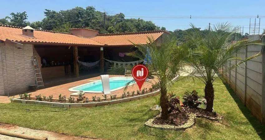Chácara com 3 dormitórios à venda, 1000 m² por r$ 450.000 - funil - mário campos/mg