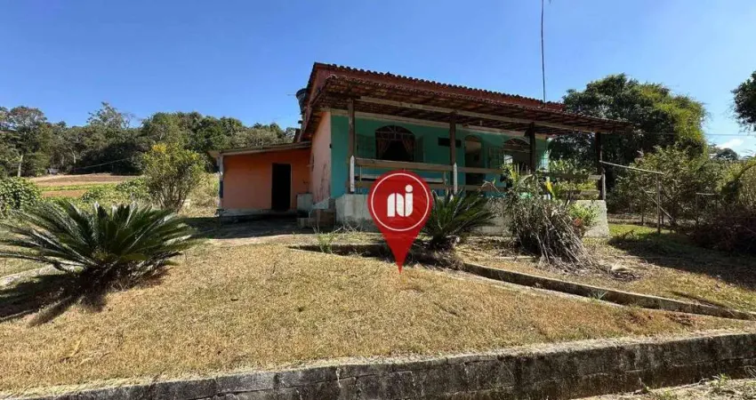 Chácara com 2 dormitórios à venda, 15000 m² por r$ 850.000 - campo belo - mário campos/mg