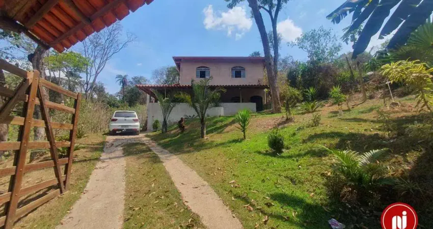 Chácara com 5 dormitórios, 1500 m² - venda por r$ 490.000 ou aluguel por r$ 2.500/mês - quintas da bandeirinha - betim/minas gerais