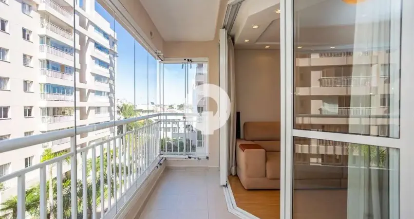 APARTAMENTO MOBILIADO COM VARANDA GOURMET E LAZER COMPLETO