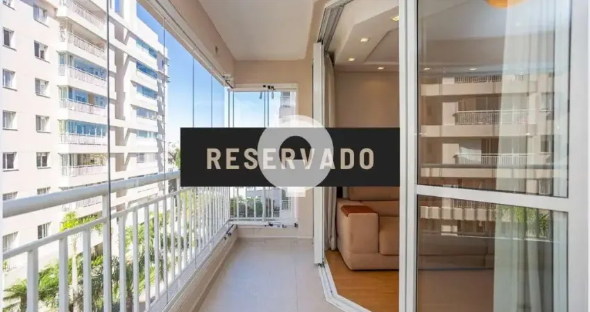 Apartamento mobiliado com varanda gourmet e lazer completo