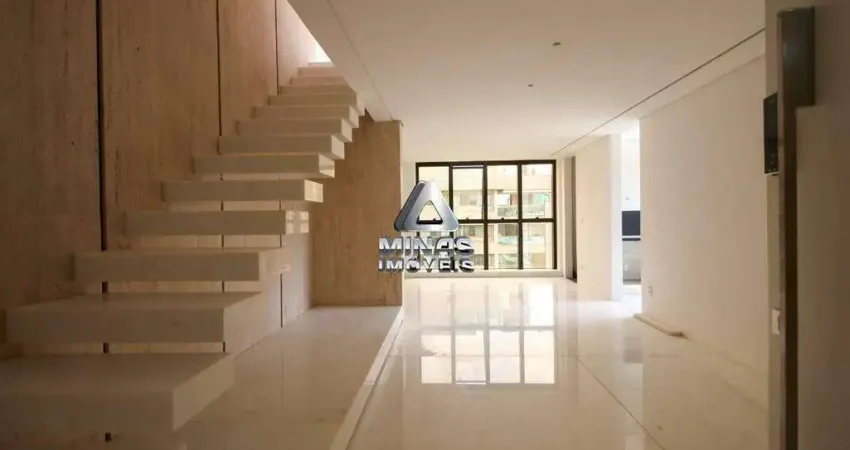 Cobertura à venda, 3 quartos, 3 suítes, 3 vagas, na Savassi.