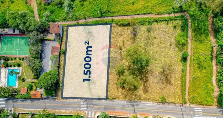 Lote de 1.500m² em atibaia – topografia excelente, fácil acesso e diversos usos no bairro do tanque