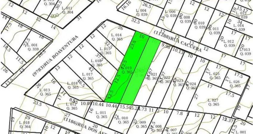 Terreno à venda na Rua Cacuera, 290, Jaraguá, Belo Horizonte