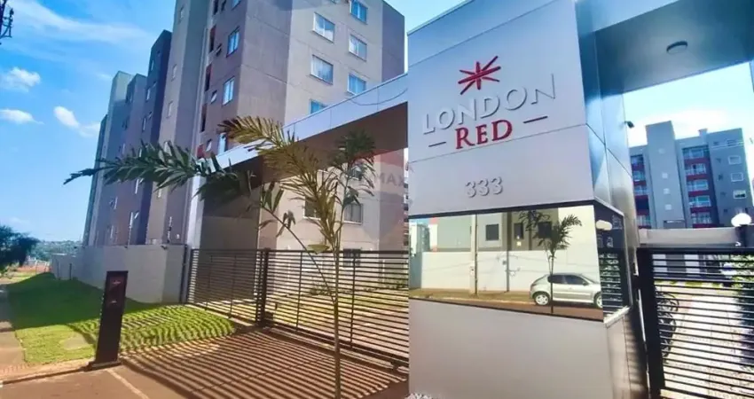 Apartamento para locação no condomínio london red – perobinha, londrina/pr