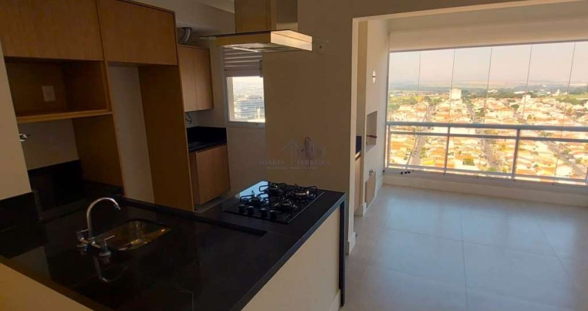Apartamento com 2 suítes para alugar, 82m² no Sky Towers, varanda gourmet, com planejados na cozinha, dormitórios