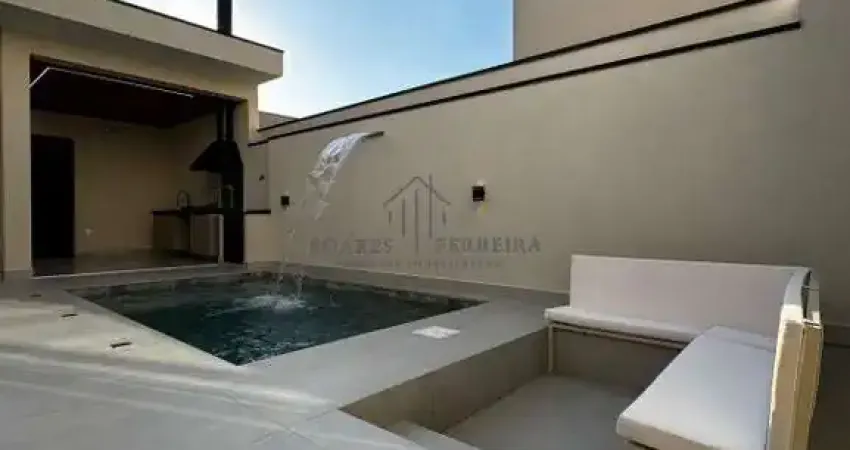 Casa em Condomínio de Luxo em Indaiatuba-SP  3 suítes  2 salas  4 vagas  195m²  Residencial Evidências