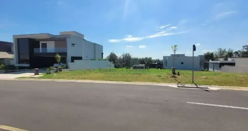 Terreno em condomínio de luxo à venda em indaiatuba-sp, 563m² no jardim santa rita!