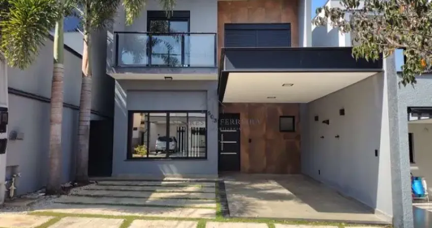 Casa em condomínio de luxo em indaiatuba-sp, 3 quartos e 3 suítes, 2 salas, 2 vagas, 170 m² no jardim park real!