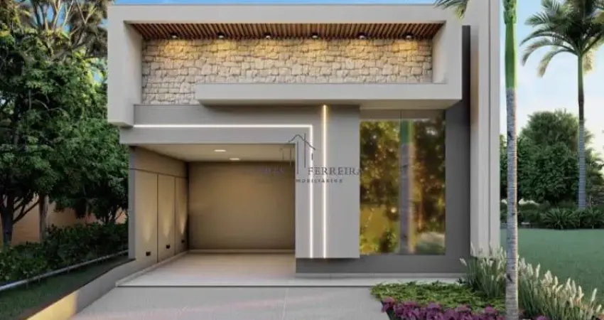 Casa em condomínio de luxo em indaiatuba-sp, 3 quartos, 1 suíte, 2 salas, 3 banheiros, 3 vagas de garagem, 139,54 m²