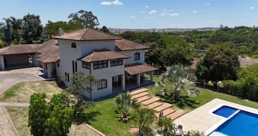 Chácara de luxo em condomínio - 3 quartos, 3 suítes, 3 salas, 6 banheiros, 8 vagas de garagem, 1.500 m² - Indaiatuba-SP, Lagos de Shanadu.