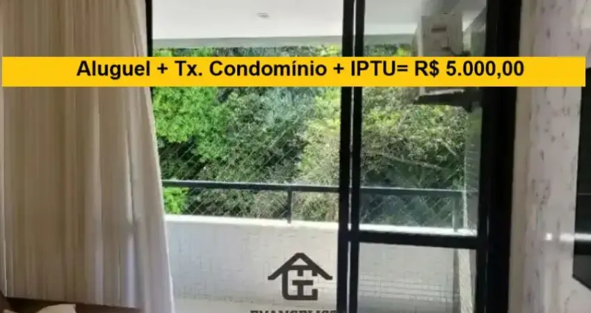 Apartamento 86m², mobiliado para Locação em Salvador/BA, Pituba, 3 quartos 2 vagas