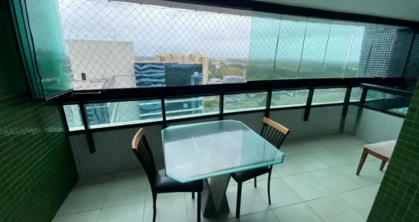 Apartamento mobiliado para aluguel em salvador/ba, patamares, 1 quarto, 1 vaga