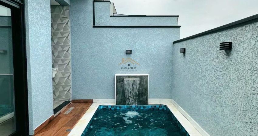 Casa maravilhosa com piscina e 03 quartos no Condomínio Horto em Sorocaba
