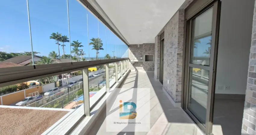 Lindo apartamento com 3 quartos, sendo 1 suite, e 1 suíte americana, pé na areia, empreendimento de frente ao mar, em bertioga