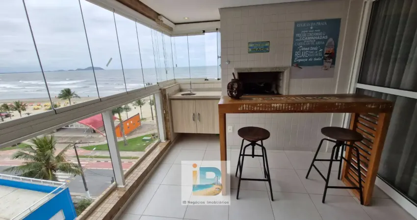 Lindo apartamento com ampla vista para o mar com 3 quartos sendo 2 suites, 2 vagas de garagem em bertioga sp