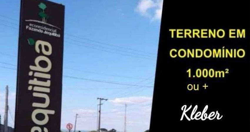 Vendo Terreno no Condomínio Fazenda Jequitibá de 1011m².