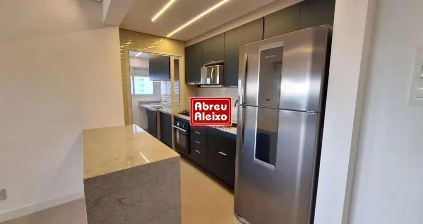 Tatuapé - belissimo apartamento com 2 dormitorios (1 suite) , área útil de 81 m² + 2 vagas de garagem - alto padrão de acabamento - varanda gourmet com churrasqueira e fechamento em vidro - andar alt