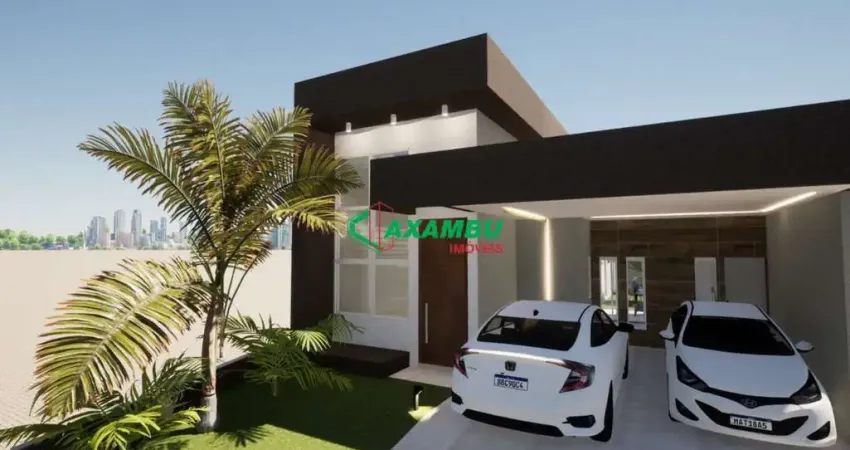 CASA EM CONDOMÍNIO EM FASE FINAL DE CONSTRUÇÃO COM 3 DORMITÓRIOS (1 SUITE), 4 VAGAS (2 COBERTAS) E ACABAMENTOS DE PRIMEIRA
