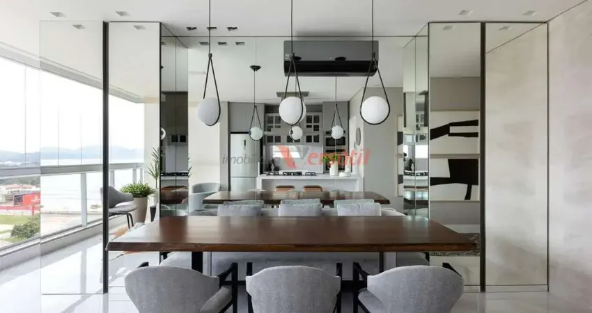 Apartamento finamente mobiliado na quadra do mar, meia praia, itapema - sc