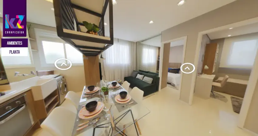 Apartamento em Carapicuíba  próxima da Estação da CPTM
