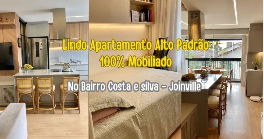Lindo apartamento alto padrão finamente mobiliado à venda na divida do glória e costa e silva